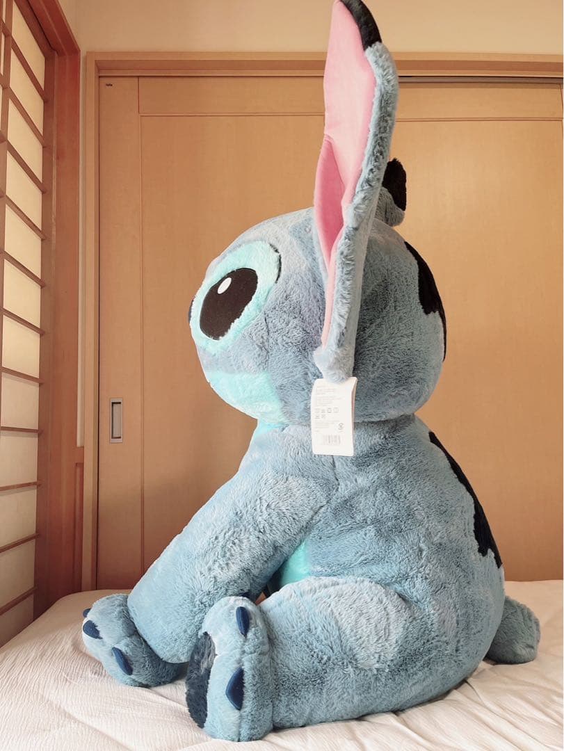 Ｓ*様 スティッチ コストコ限定品 特大ぬいぐるみ ブランケット付き