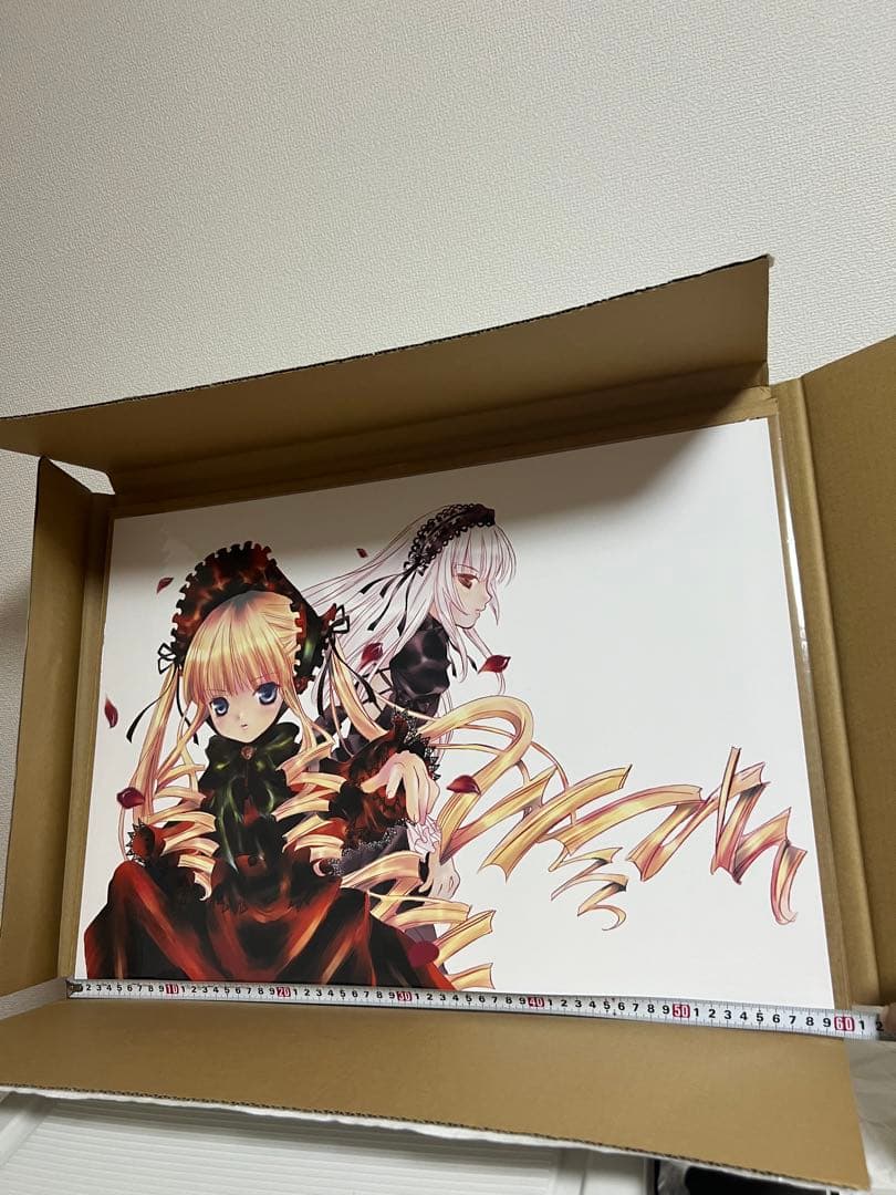 ローゼンメイデン 複製原画 、真紅、水銀燈、バーズコミック版 2巻表紙 A2