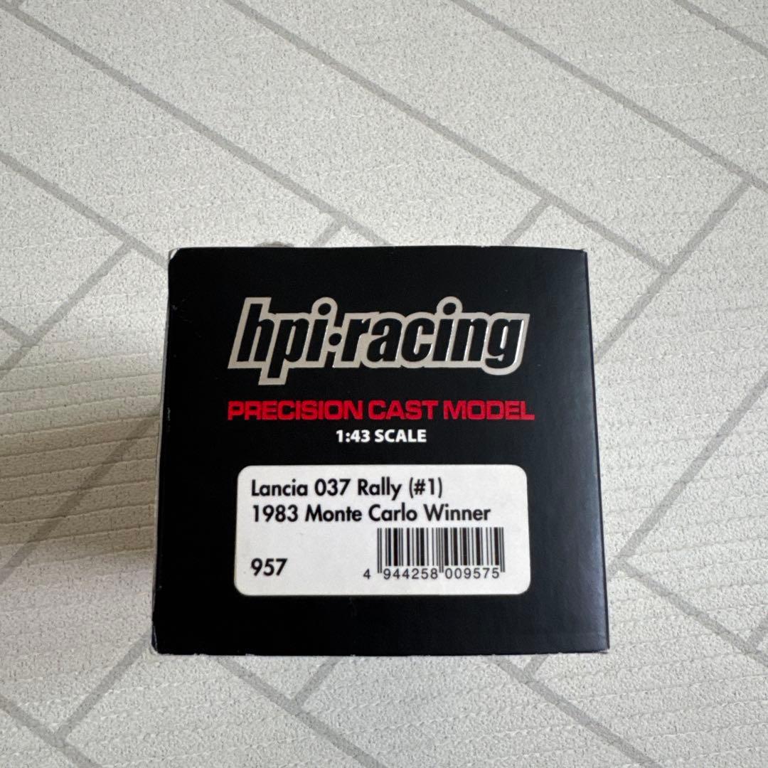 レア 限定品 hpi 1/43 ランチア 037 ラリー #1 1983 957
