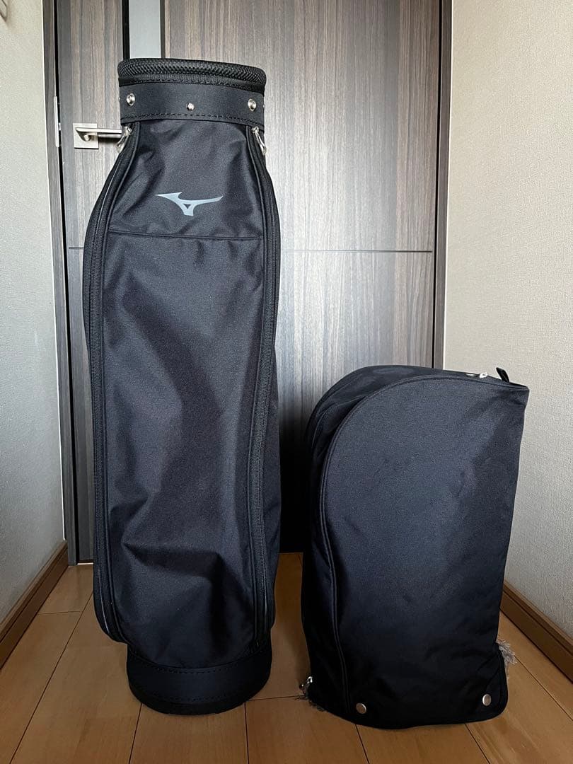 超美品人気ミズノ　MIZUNO カート式キャディバッグ　8.5型　軽量2.1kg