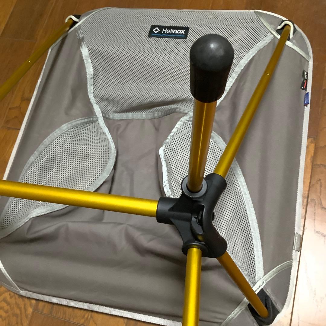 使用少 Helinox チェアワンシリーズ グレー アウトドア チェア