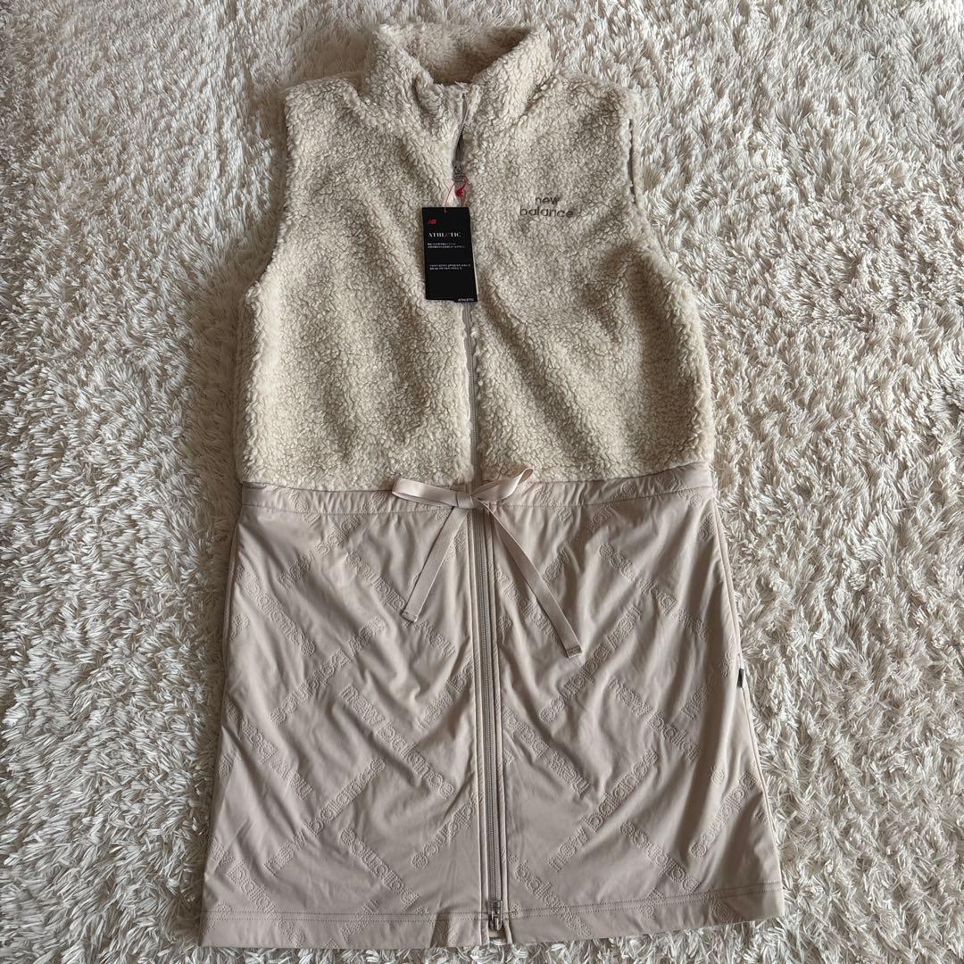 新品　ニューバランス　ゴルフワンピース サイズ3 ベージュ　送料込み