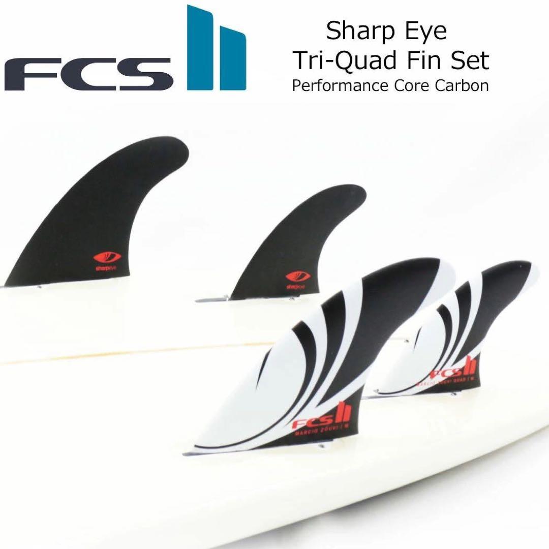 FCS2 エフシーエス シャープアイ クワッド トライ 5フィン Lサイズ