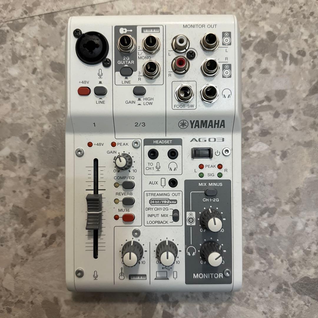 Yamaha AG03 USBオーディオインターフェース