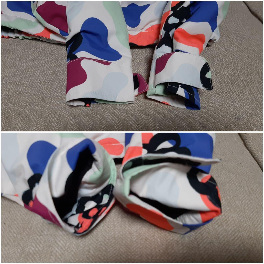 美品　キッズ　BURTON スノーウェア S 花柄 撥水 防寒