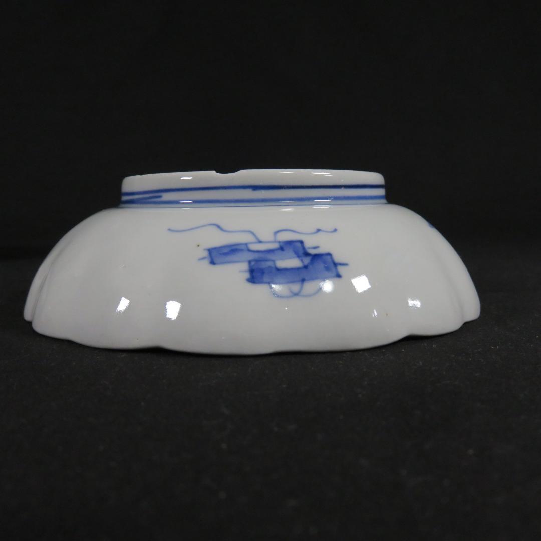 小皿 4枚 色絵 金彩 古伊万里 鳥 銘 江戸時代