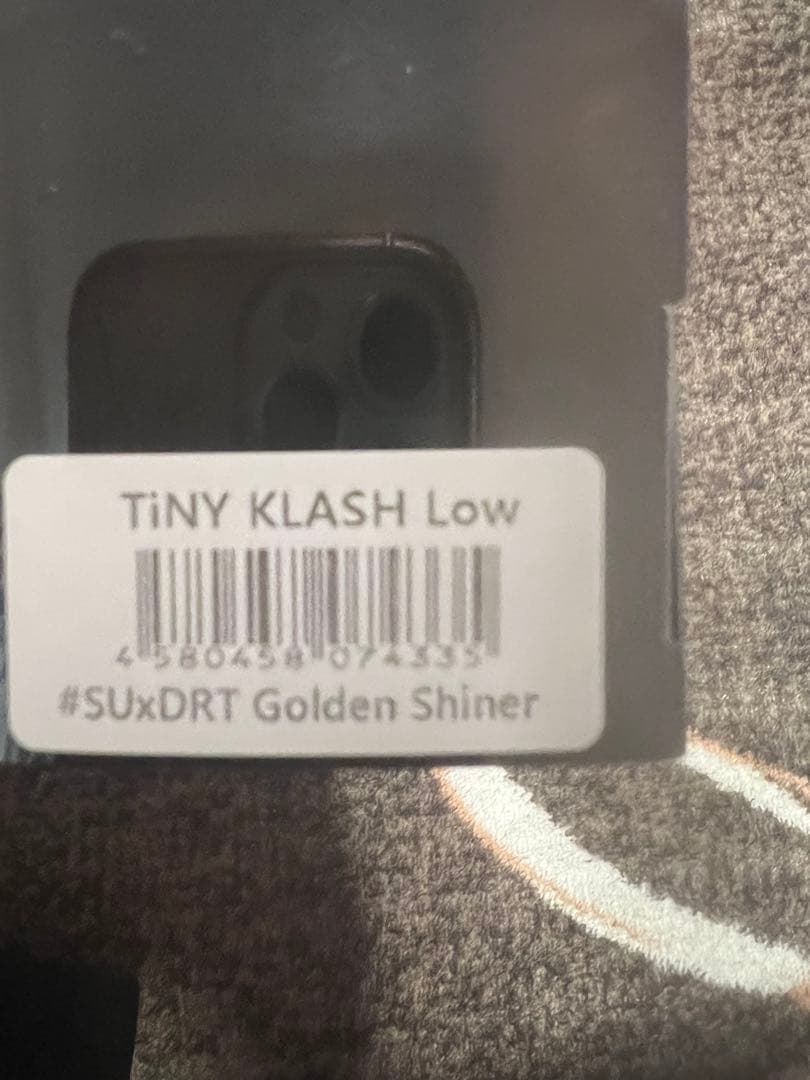 日曜日まで値下げ　DRT タイニークラッシュLow ゴールデンシャイナー