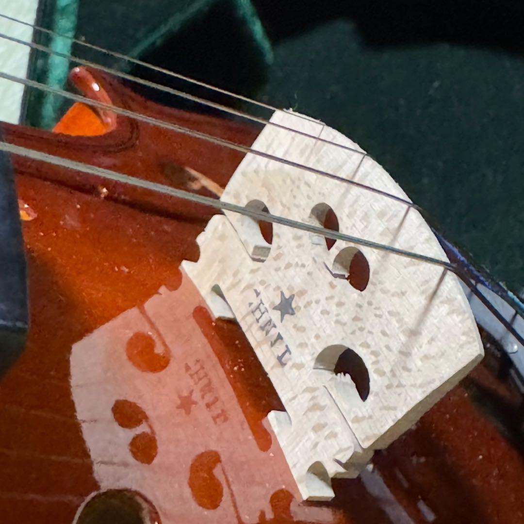 バイオリン ケース付き 弓付属 弓糸なし 初心者向け 練習用