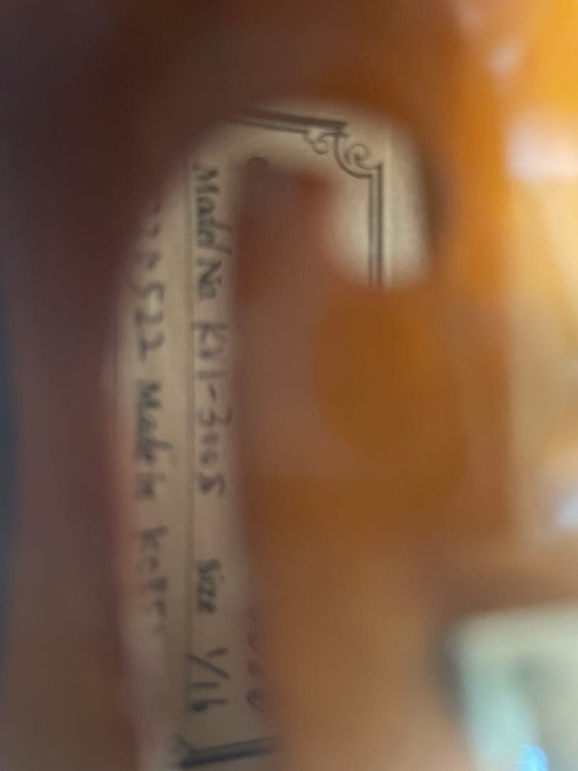 カワイ 1/16 バイオリン 最小サイズ