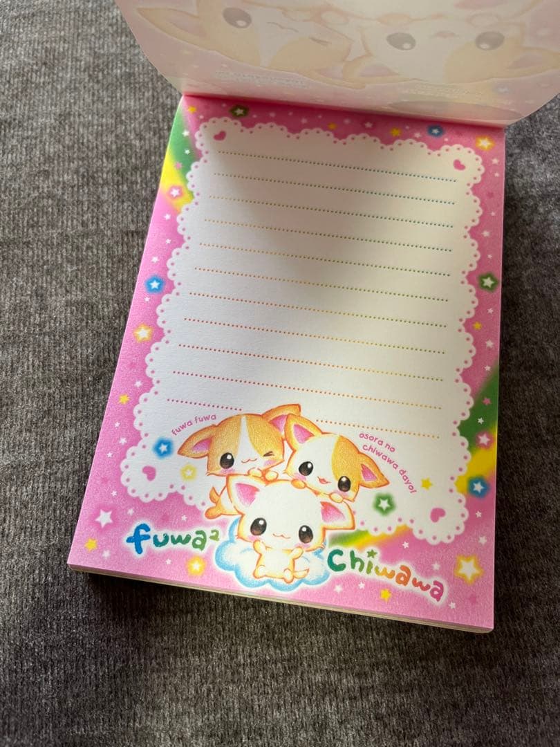 平成レトロ メモ帳 レア ふわふわチワワ CRUX クラックス