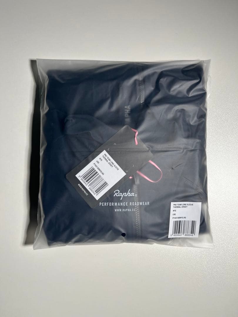 rapha ラファ プロチーム　ロングスリーブサーマルジャージ　ネイビー　L