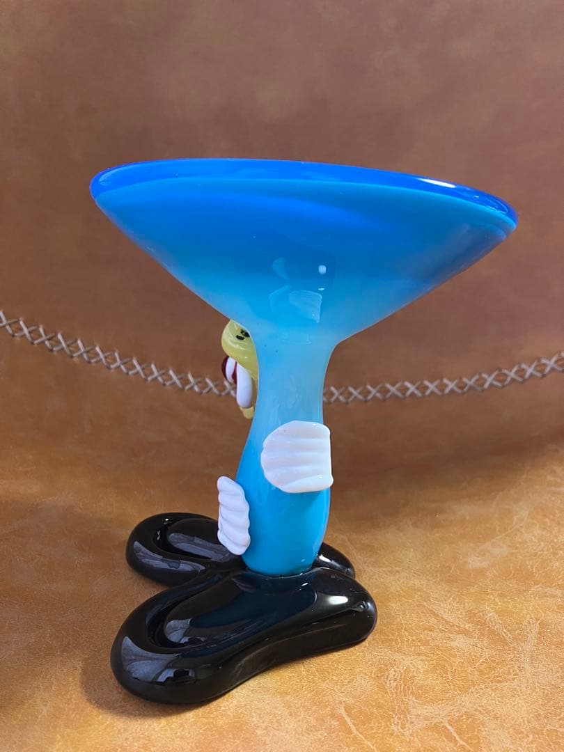 ピエロのガラス製キャンディボウル