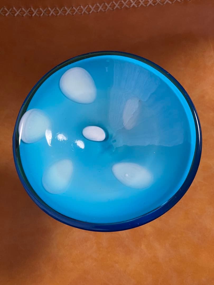 ピエロのガラス製キャンディボウル