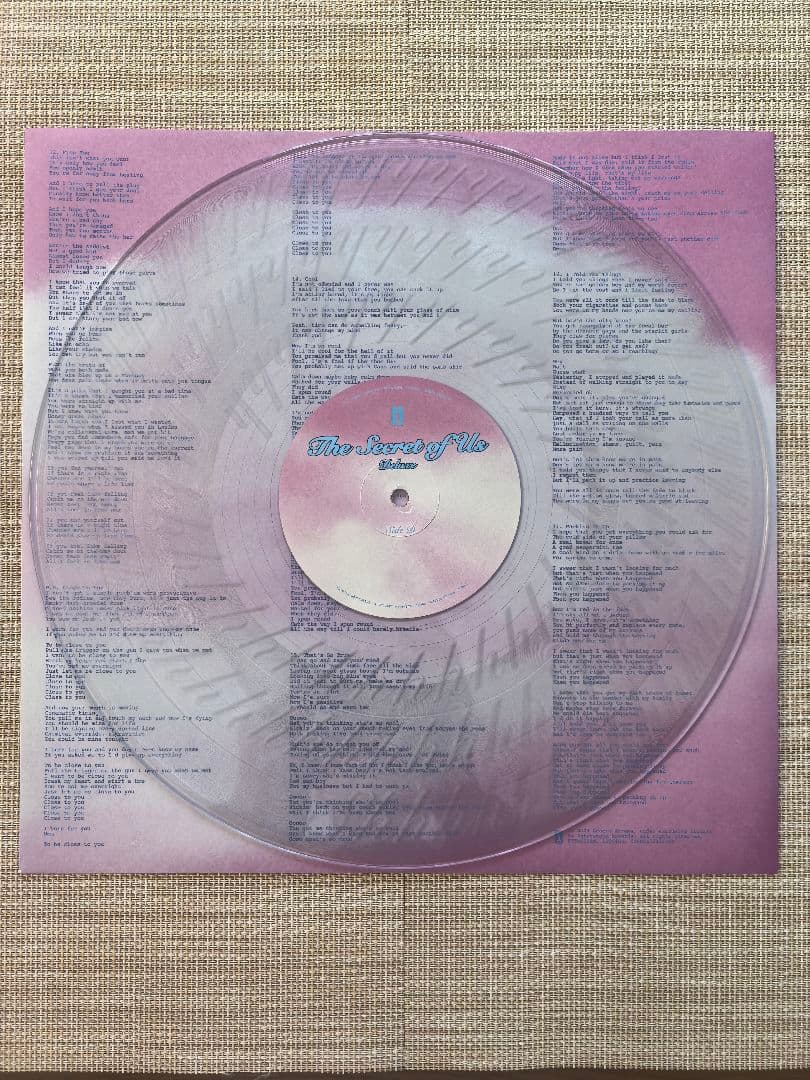 Gracie Abrams-Secret Of Us （クリアヴァイナル2LP）