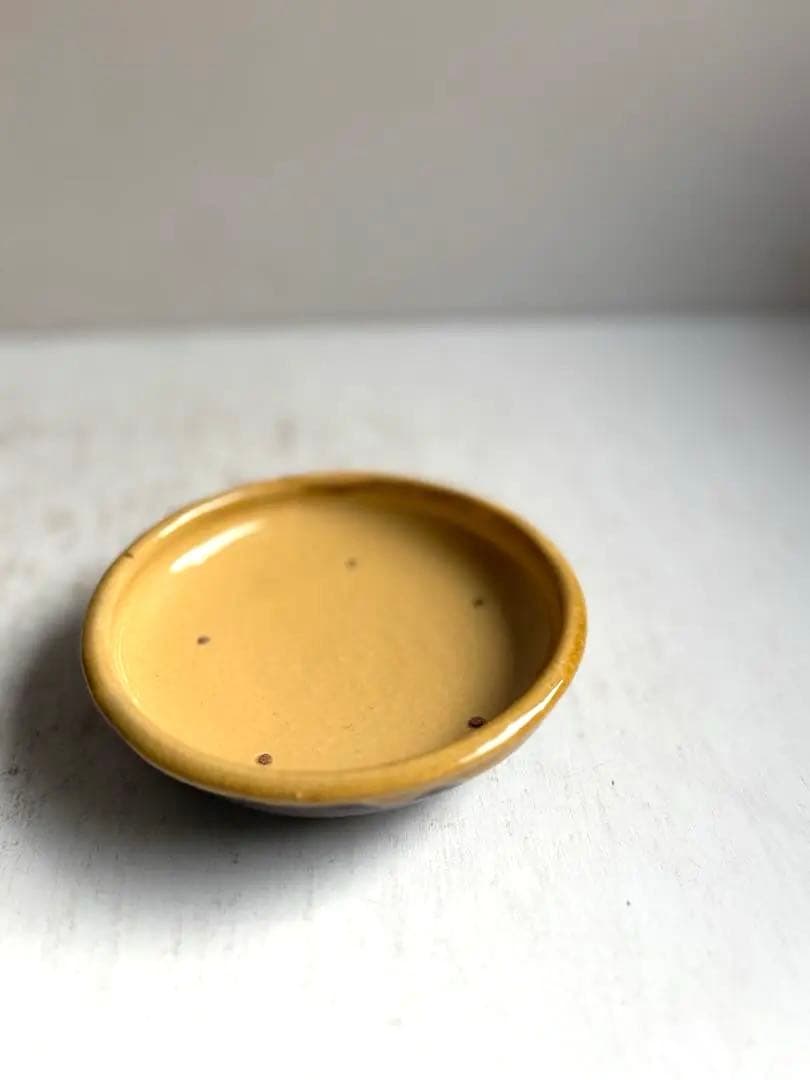 763 骨董 アンティーク 布志名焼 ガレナ釉皿 5点 民芸 柳宗悦 美品 明治