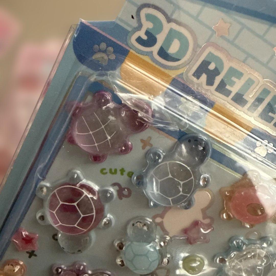 3Dシール　ボンボンドロップ風　9枚セット