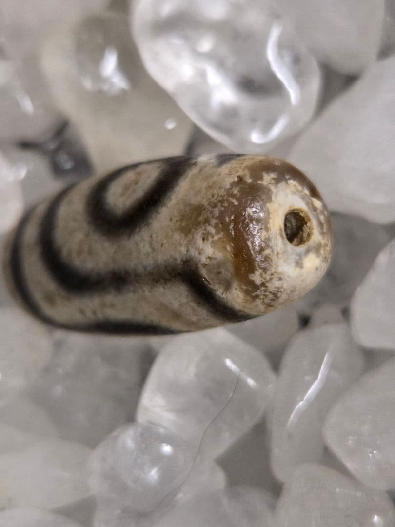 977　天珠　二眼天珠　貴重　珍品　dzibeads　！