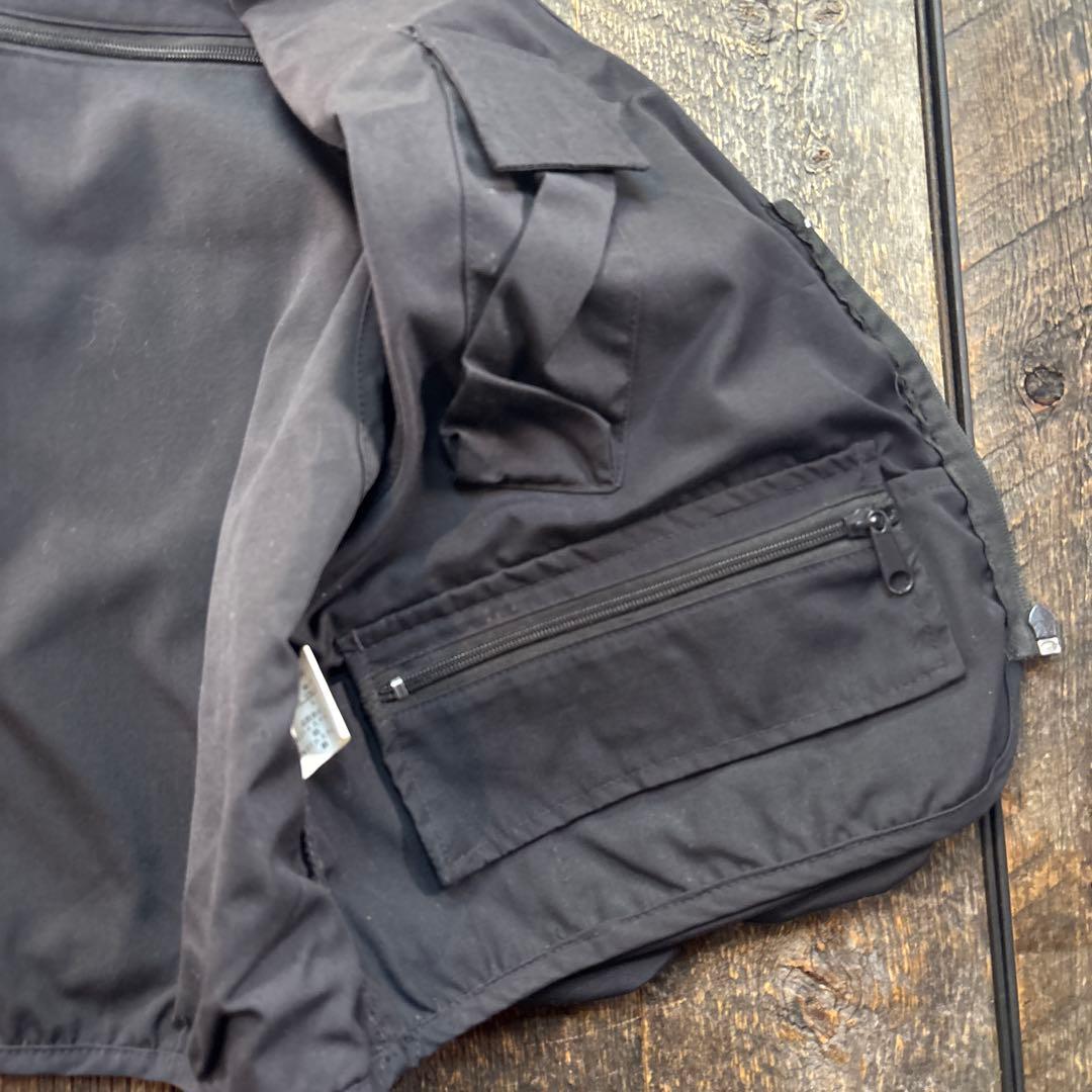 古着　フィッシングベスト　ブラック　フライベスト　多ポケット L アウトドア