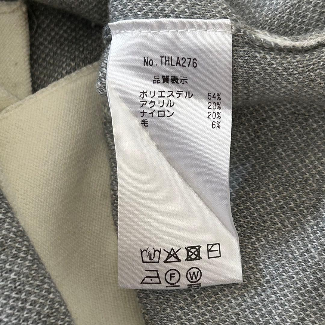   GOLF ロゴジャガード フレアニットワンピース