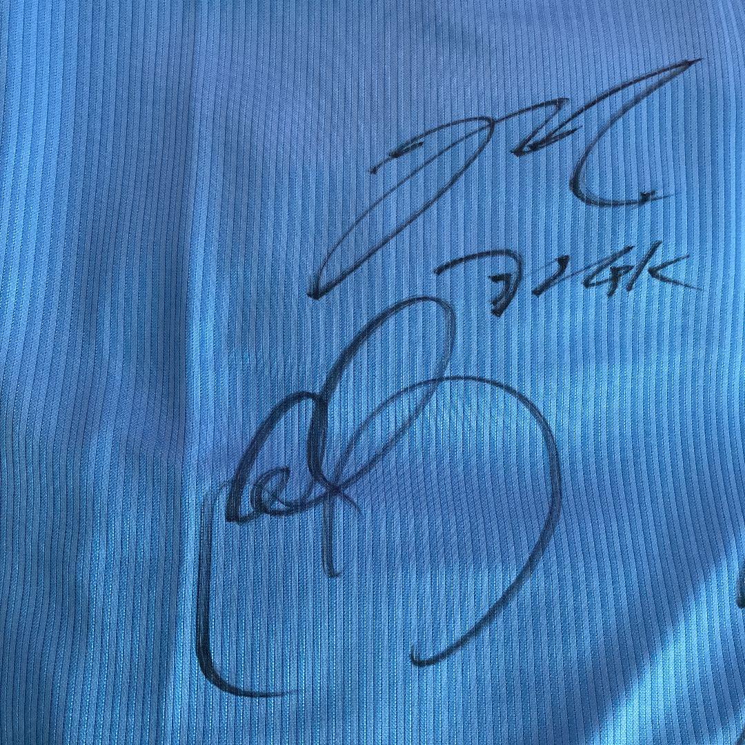 川口能活 & 駒野友一 & イグノ ジュビロ磐田 ユニフォーム（直筆サイン入り）