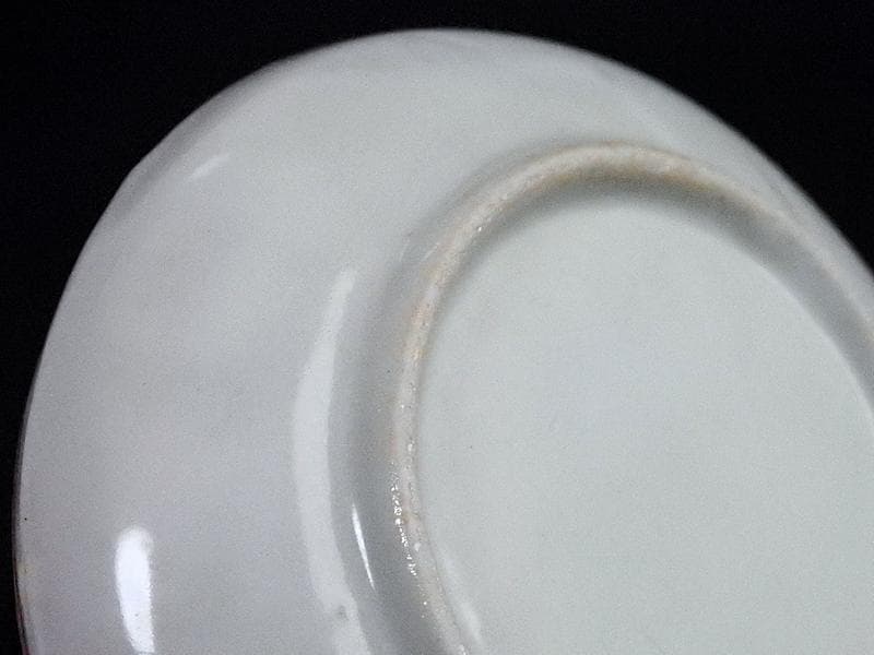 伊万里　瀬戸　色絵　線描き捻り紋の図　油壷　E420AS-fbkq