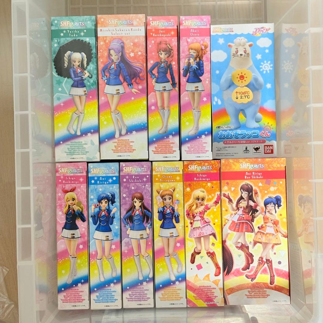 新品未開封 S.H.Figuarアイカツ 星宮いちご 藤堂ユリカ 等 セット