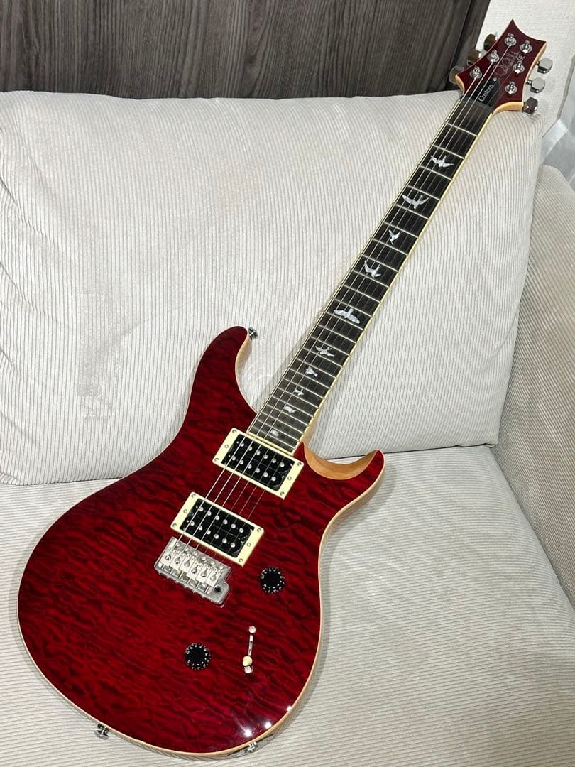 マ*)様 PRS SE Custom 24 QM LTD Black Cherr