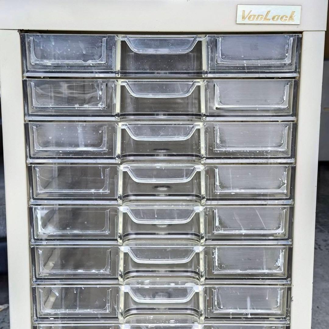 M0202 バンラック VanLack 書類整理ケース 16段 引き出し