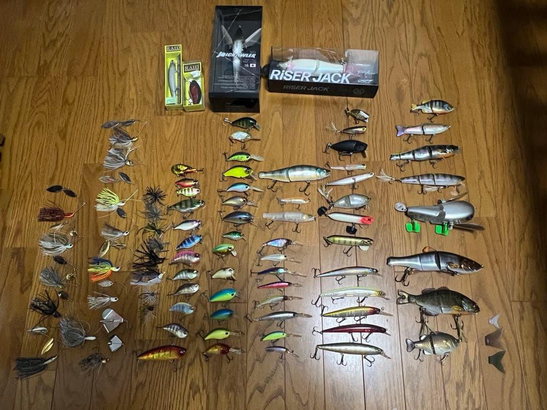 バス釣り　ルアーセット　引退品
