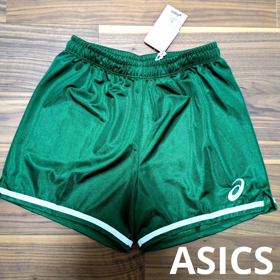 ✭人気　グリーン　ASICS　アシックス　バレーボール　ゲームパンツ　パンツ