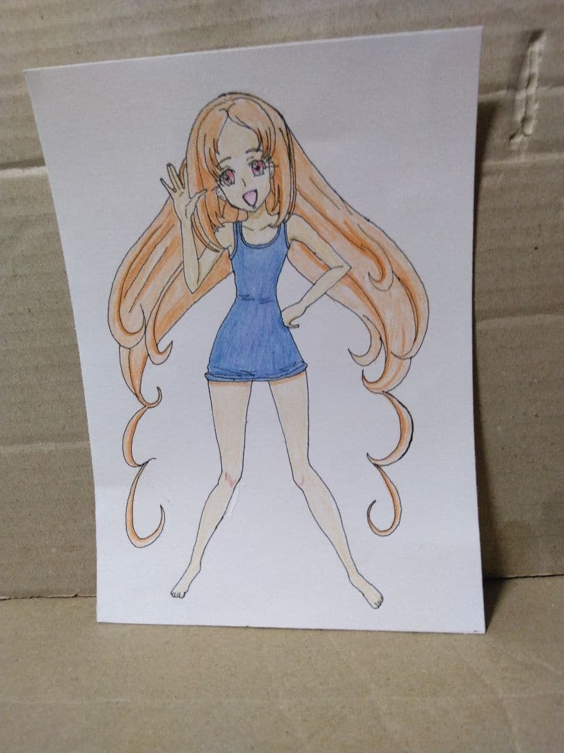 オリジナルアニメキャラクターイラスト