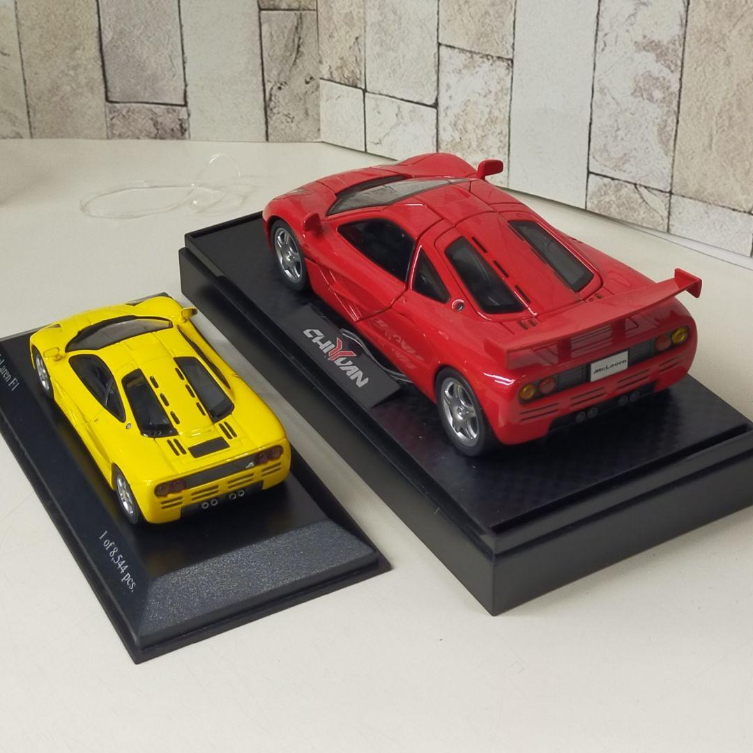 McLaren F1 ２台セット　赤フル開閉　黄ミニチャンプス