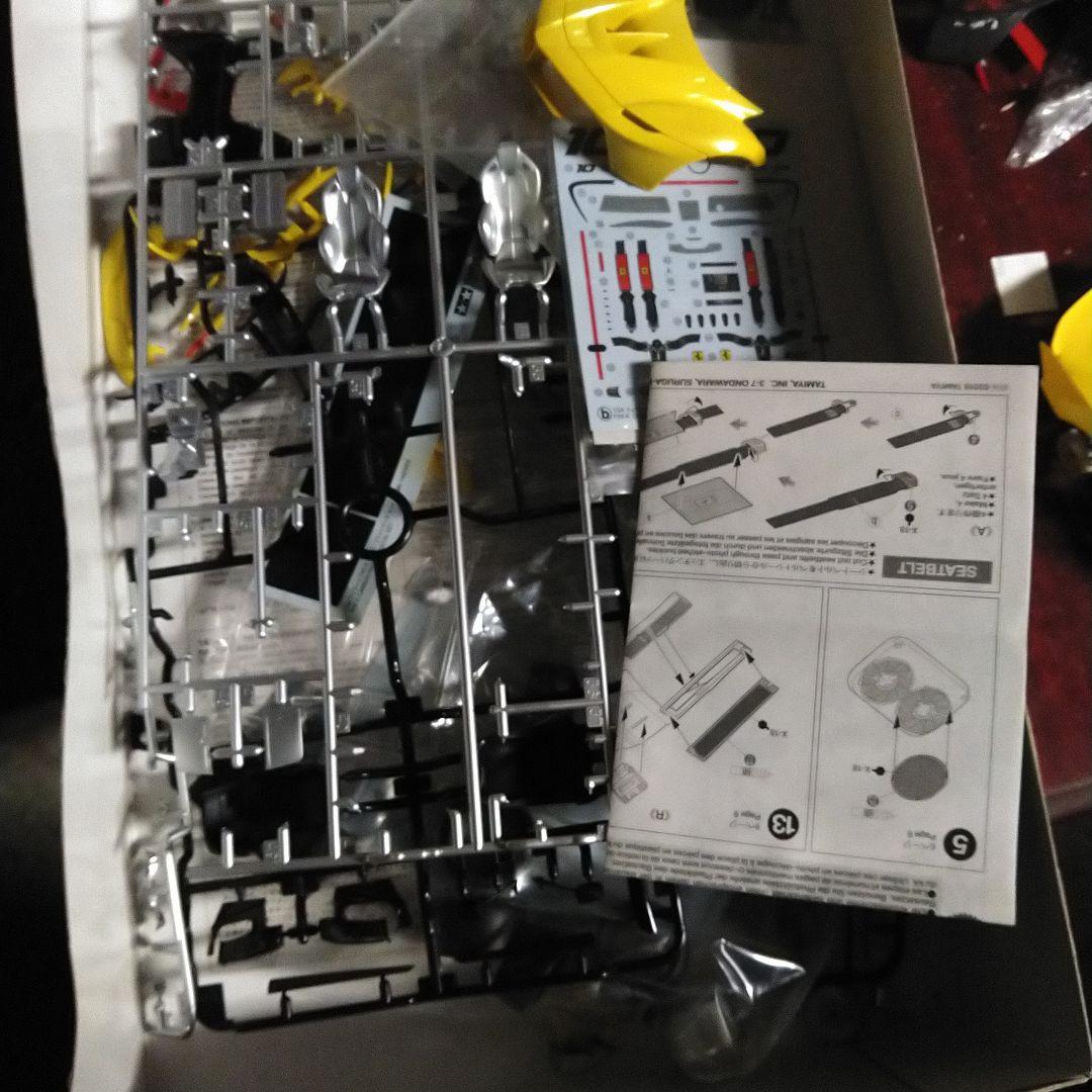 タミヤ1/24フェラーリFXXKプラモデル組立途中品