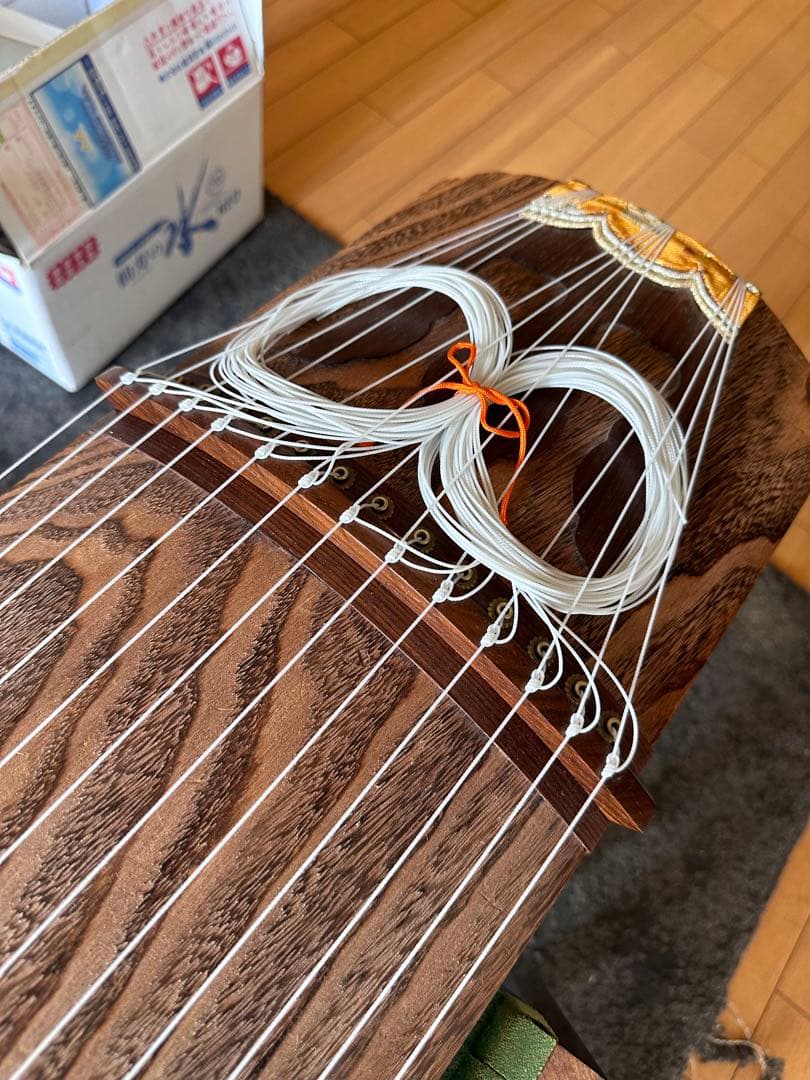 琴 箏 13弦 生田流 お稽古用 並甲 サトウ楽器　付属品有り