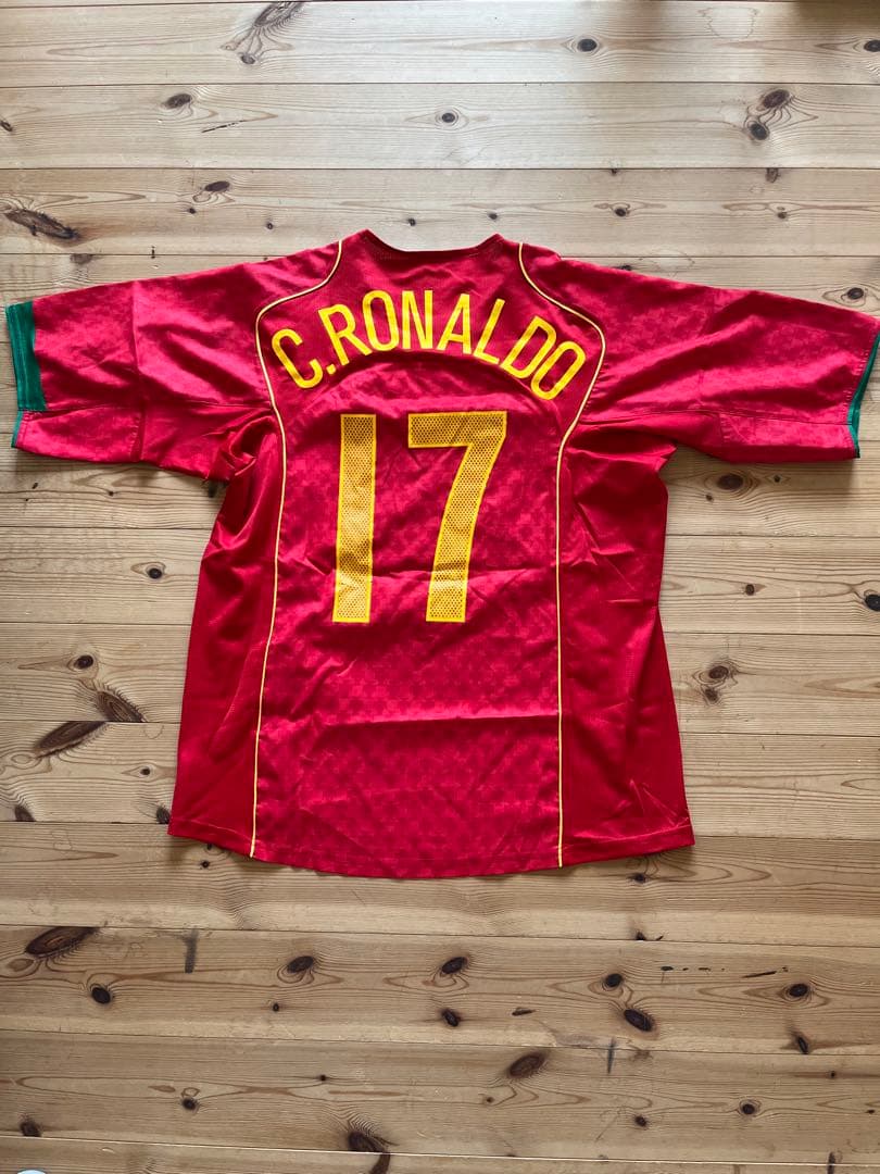 クリスティアーノ ロナウド ポルトガル代表 17 ユニホーム ユーロ2004