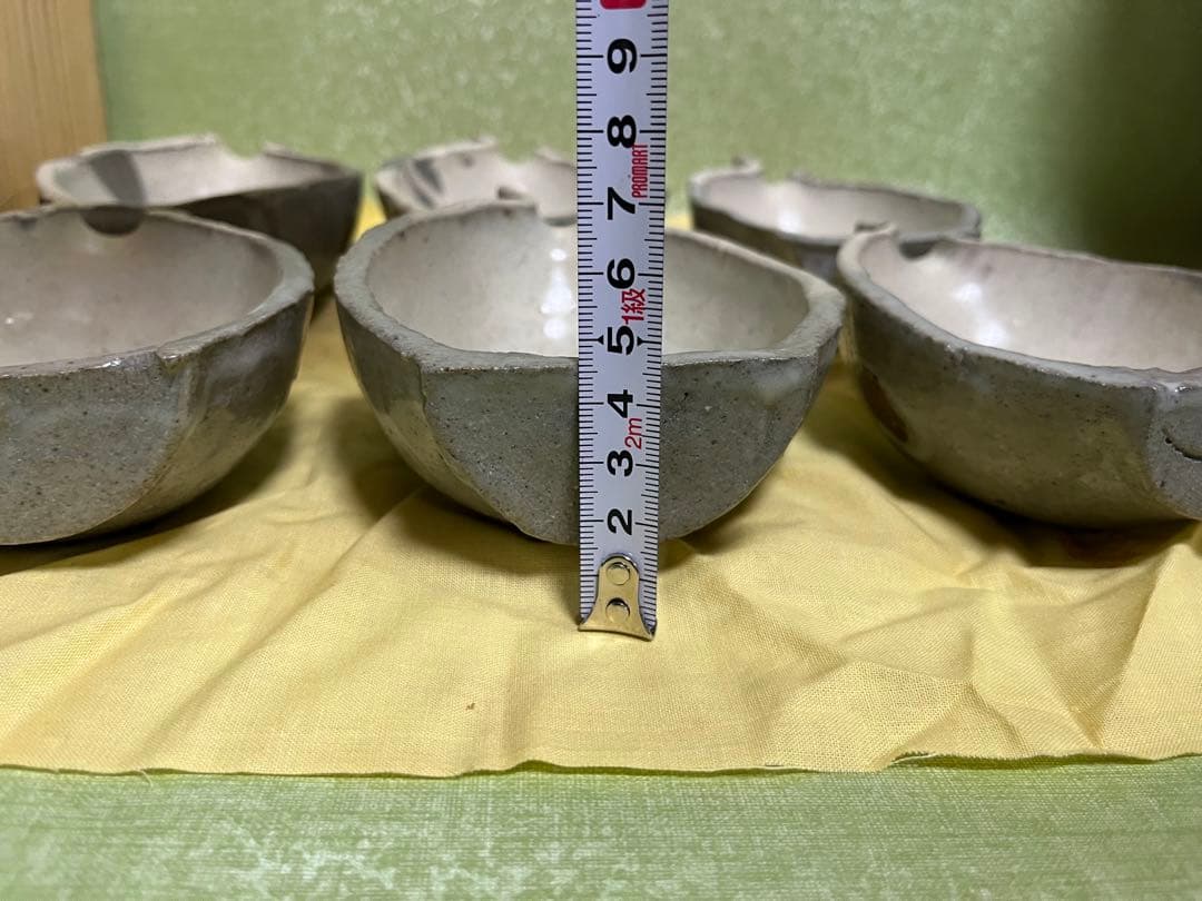 (ト23) 向付け 切り徳利 6客 [ 槇 啓州 ] 讃岐七宝山旺禅寺窯