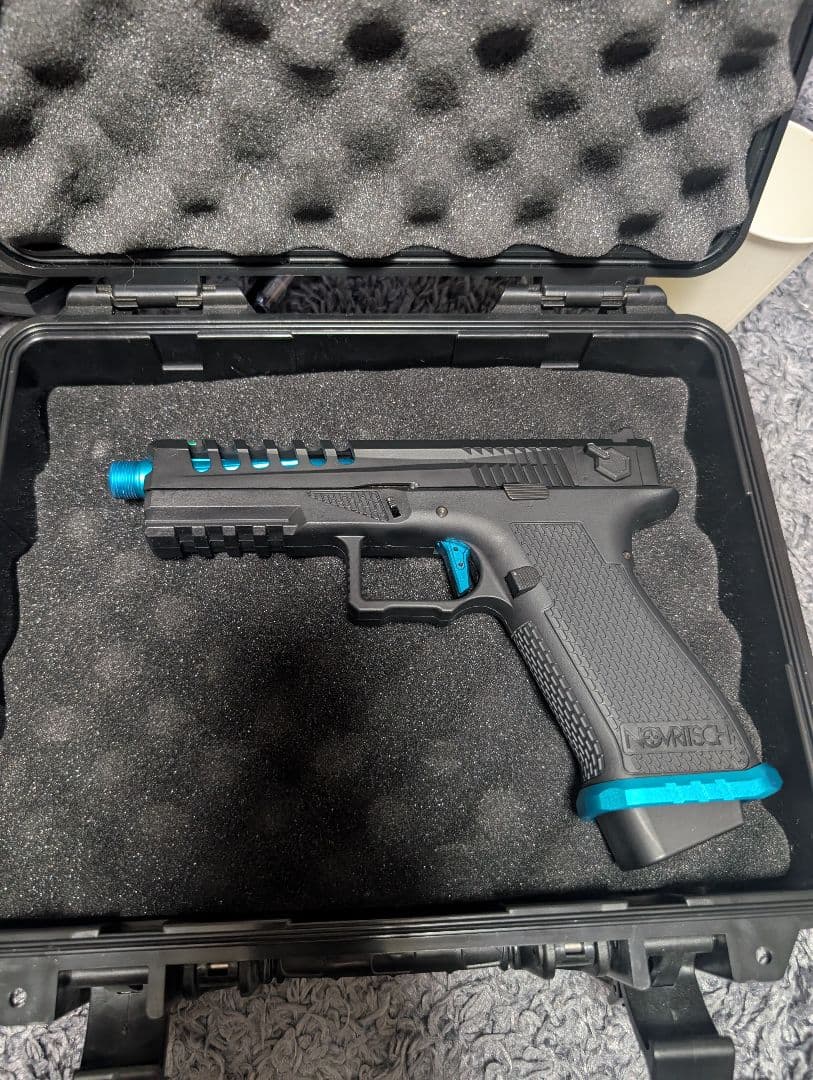 ノブリッチSSP-18 JP.ver ガスハンドガン ブラック/ターコイズ