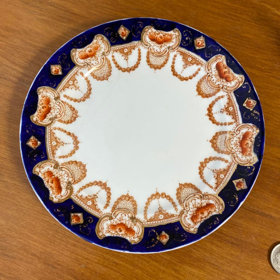 コールポート ミニチュア　コバルト　ローズ　ティーセット　ティタニア　チタニア