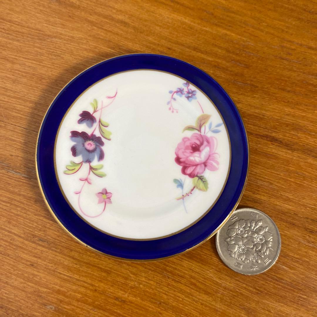 コールポート ミニチュア　コバルト　ローズ　ティーセット　ティタニア　チタニア