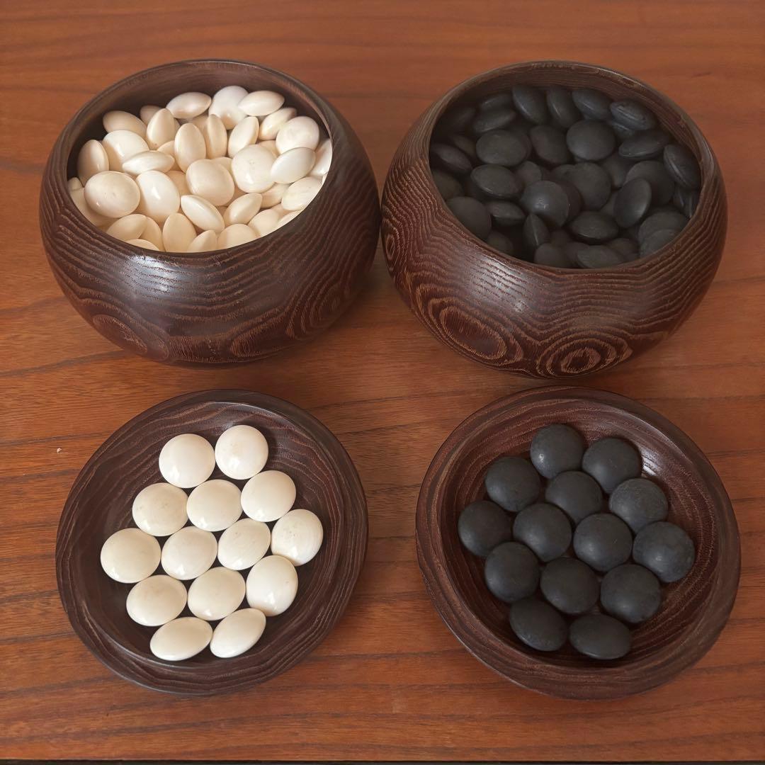 囲碁　本蛤 那智黒　碁石　37号　38号