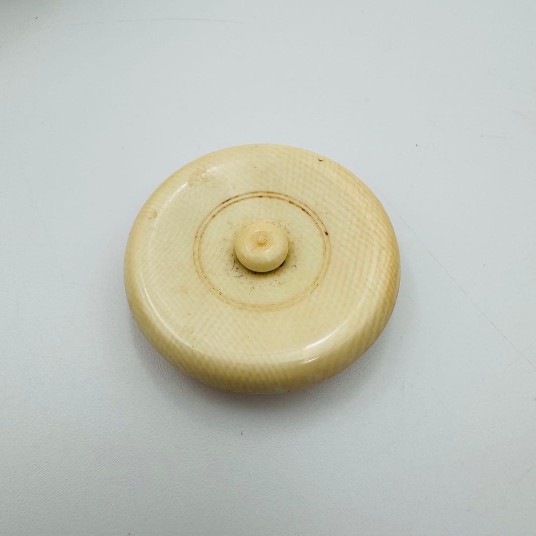 【小鹿田焼　茶入　龍村平蔵　紅牙瑞錦　仕覆】骨董　アンティーク