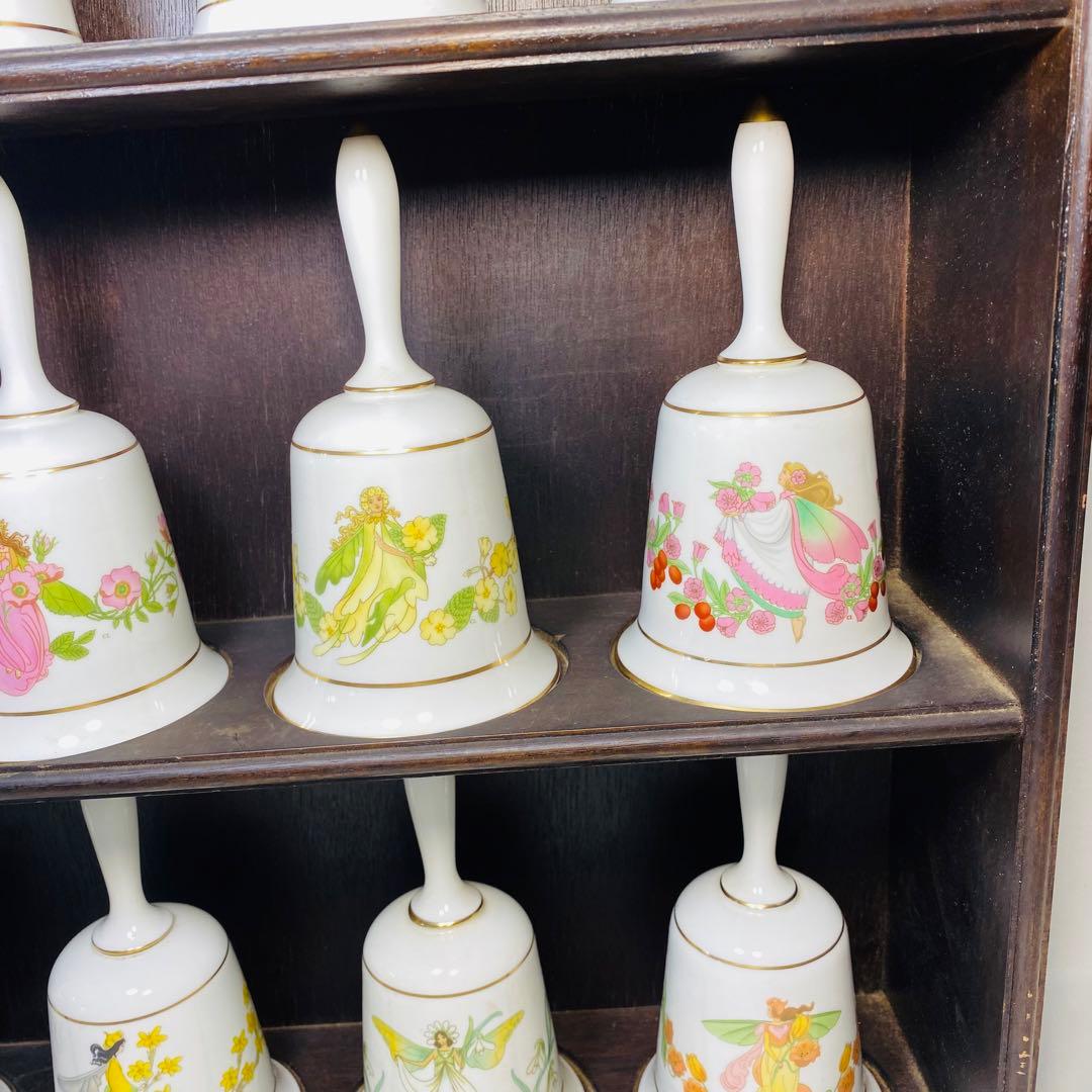 FRANKLIN PORCELAIN ハンドベル 置物 12点 セット 陶器