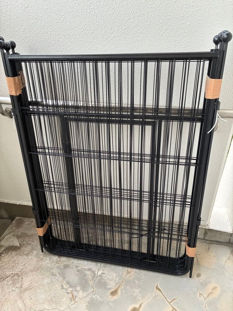 PETTOM 犬 サークル ペットフェンス 中大型犬用(高さ100cm-八枚)