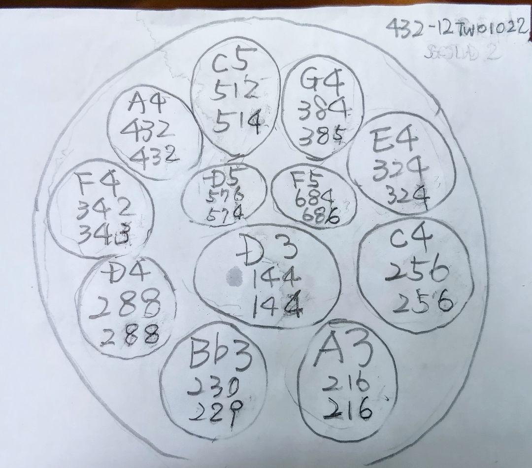 notamuハンドパン　56センチ 12音 Dマイナー A＝432Hz