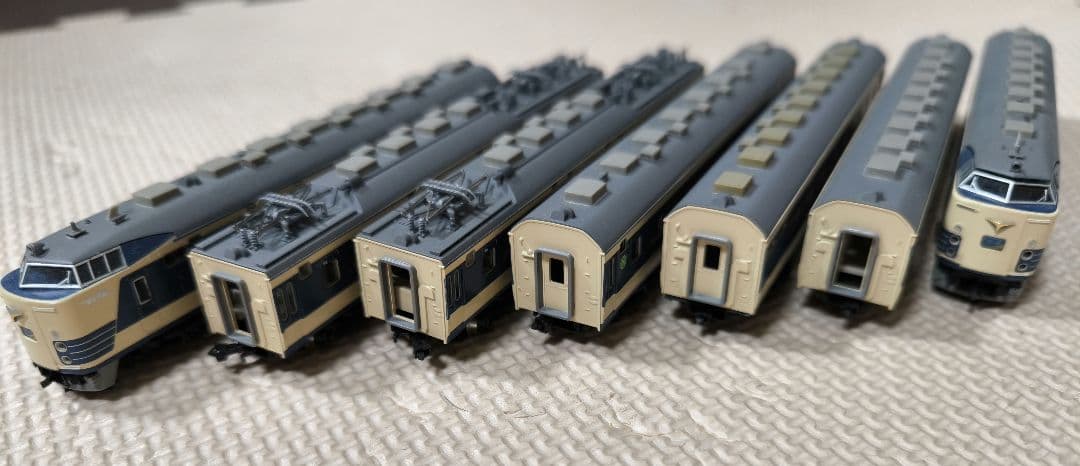 nゲージ　TOMIX　国鉄583系特急電車　クハネ581 基本セット（7両）