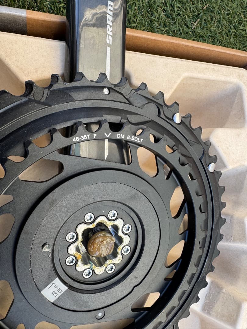 【新品】2024年度版　新型SRAM RED クランクセット（172.5mm）