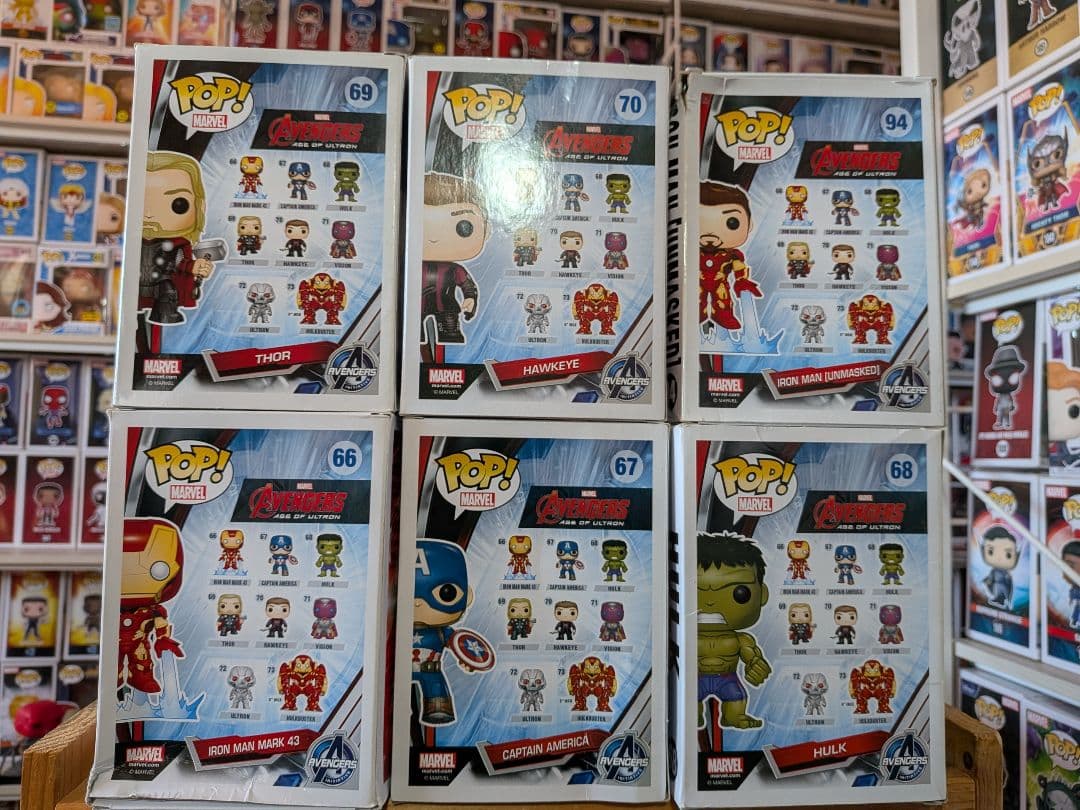 ファンコ Funko Pop! MARVEL アベンジャーズ オリジナルメンバー