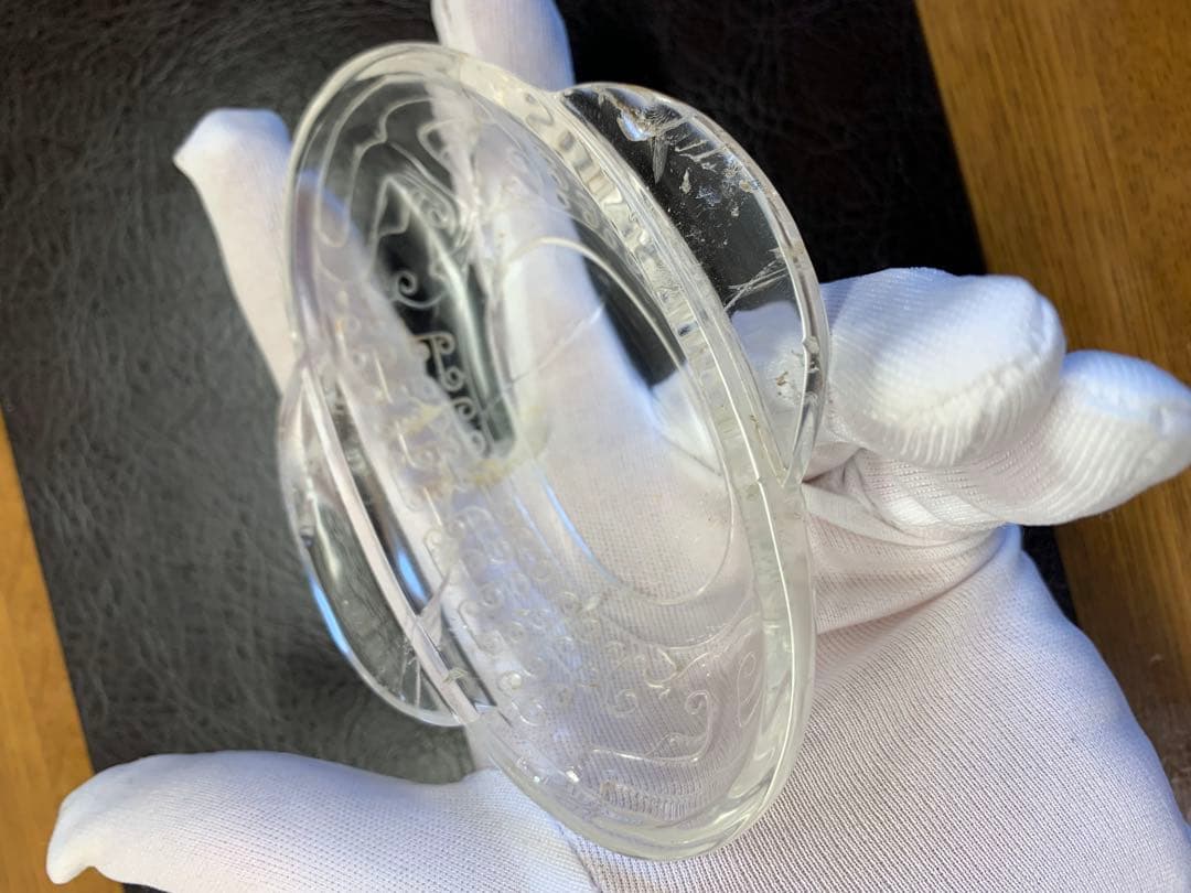 漢代 水晶耳杯 天然水晶 彫刻 古美術 珍品