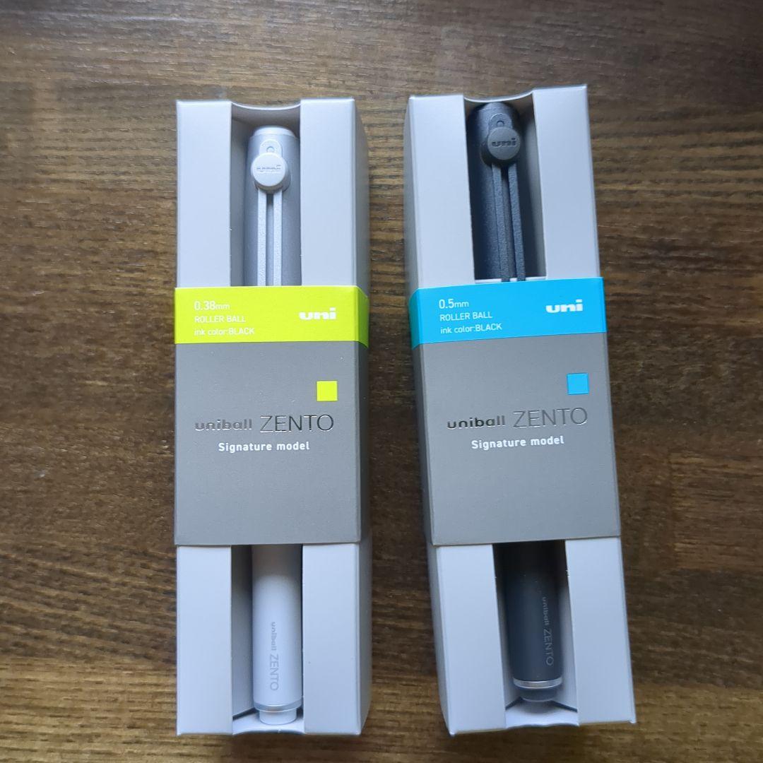 新品 未使用 uni-ball ZENTO ボールペン 0.5mm 2本セット