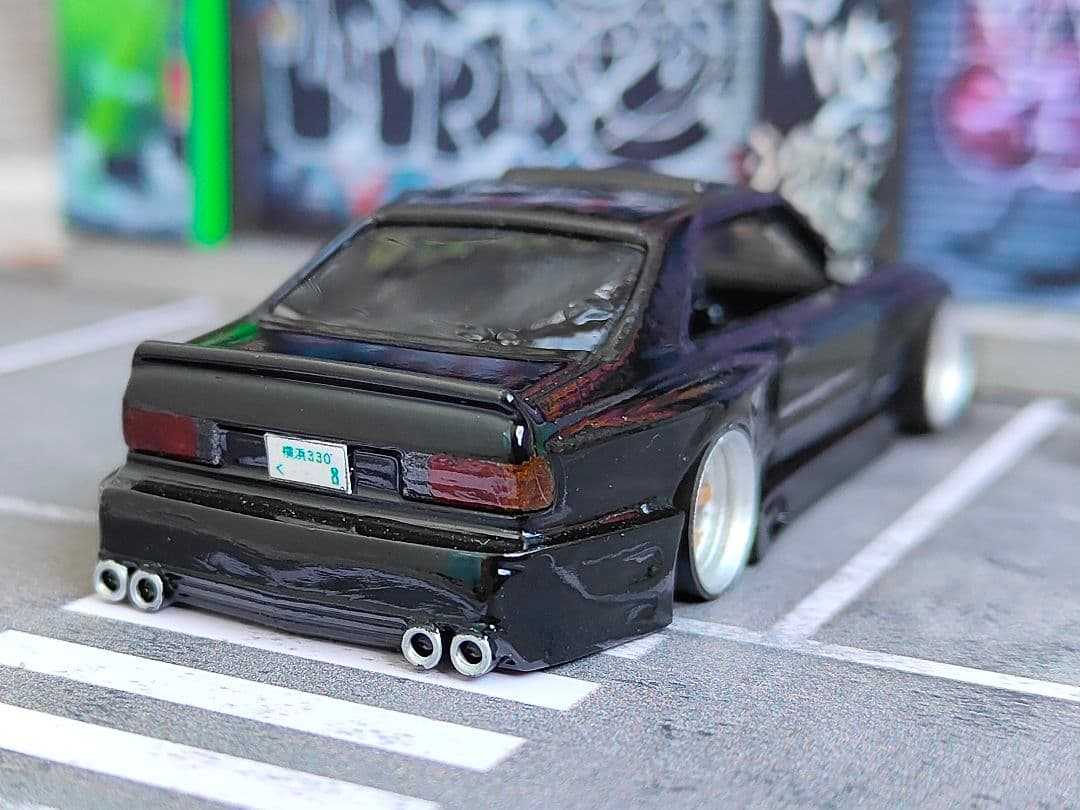 ホットウィールカスタム メルセデスベンツ 560 フルエアロ仕様☆トミカ改造